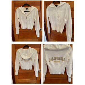 PRICED TO SELL - See Description for details — RARE Cropped Hooded Sweater